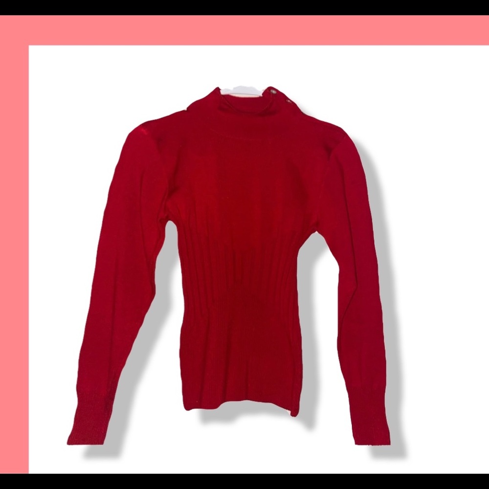 Red Turtleneck